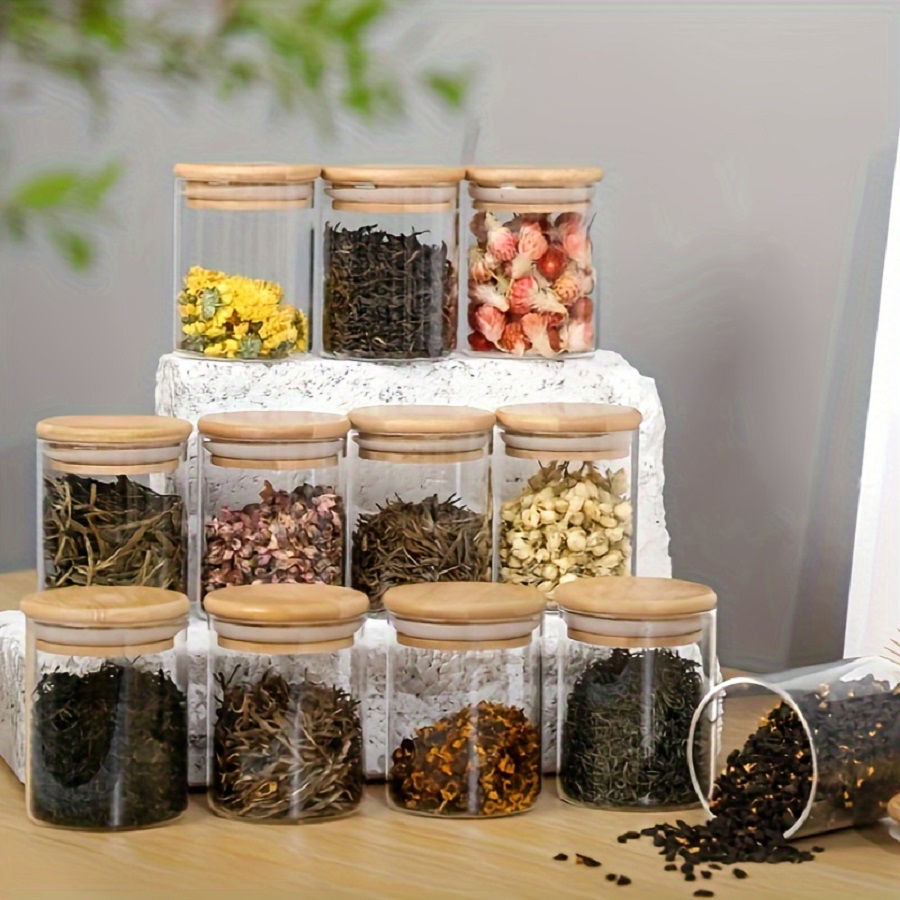 Coffee Tea Jar Set - Герметичная стеклянная банка для хранения с