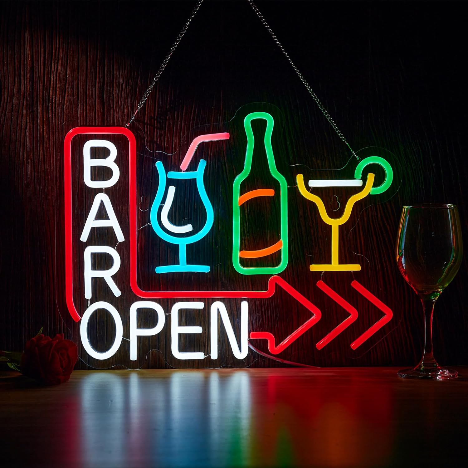 Coffee Tea Neon Sign - Открытый неоновый знак для бара с