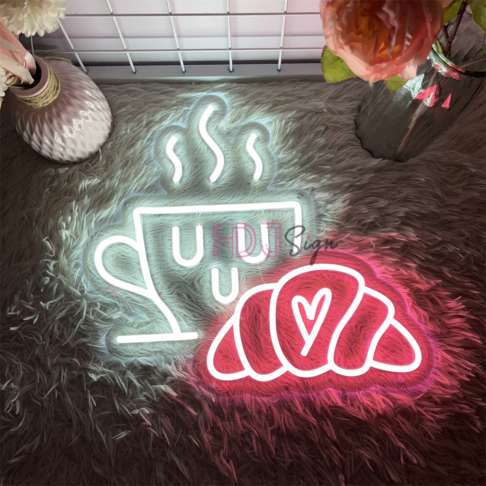 Coffee Tea Neon Sign - Кофе Чай Неоновая светодиодная вывеска Ночное
