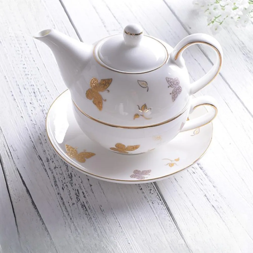 Coffee Tea Jar Set - Чайники с цветочным узором, кофейники, чайники