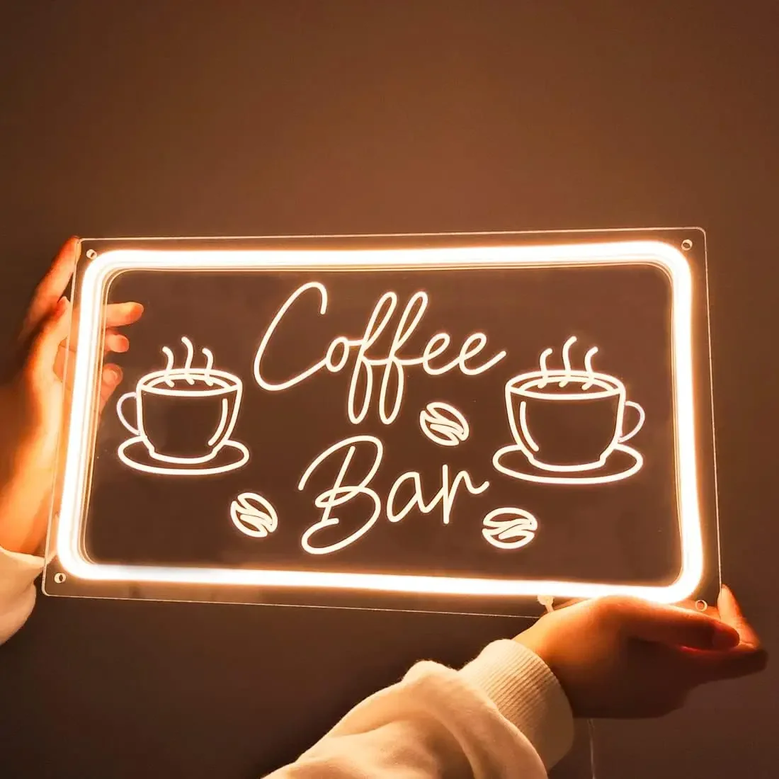 Coffee Tea Neon Sign - Кофе-бар Неоновая вывеска Светодиодный неоновый свет