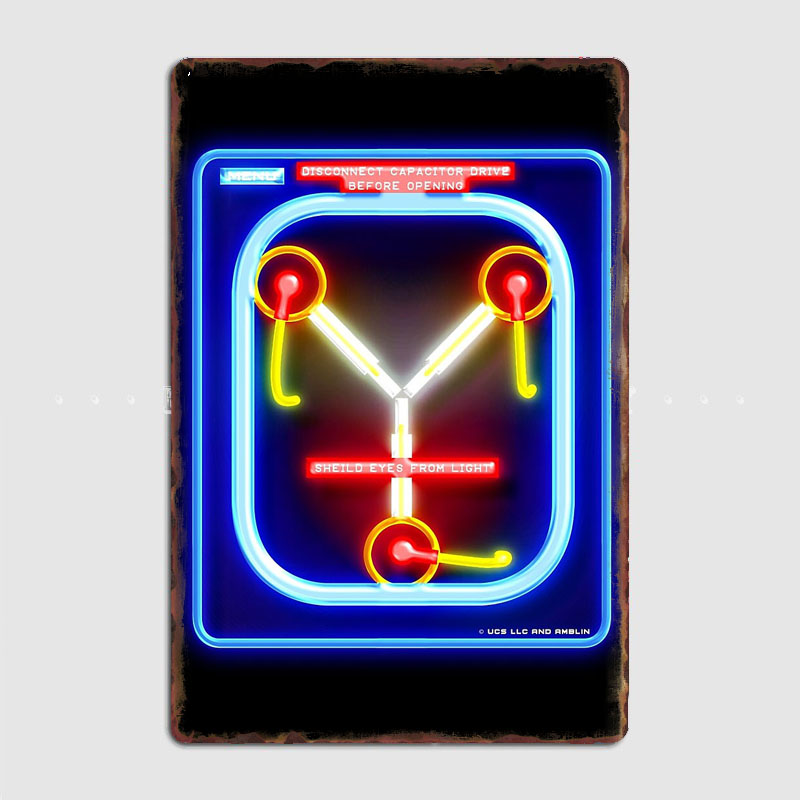 Coffee Tea Neon Sign - Неоновый конденсатор «Назад в будущее» ©