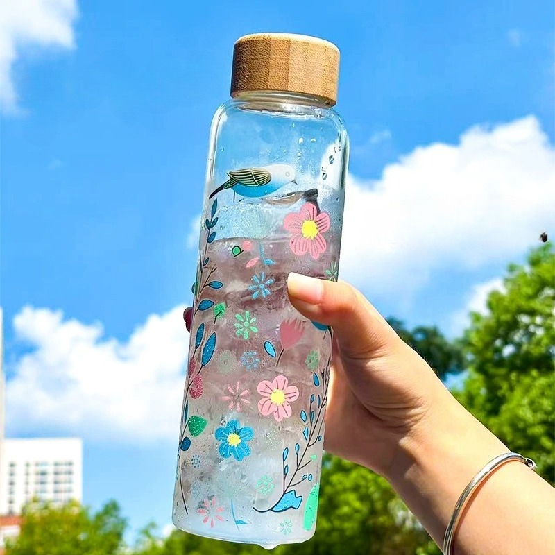 Cold Brew Jar - Термочувствительная стеклянная кружка-бутылка из боросиликатного стекла,