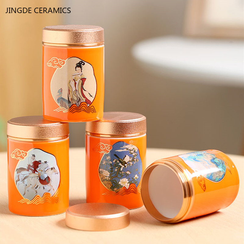 Coffee Tea Jar Set - 1 шт., китайский портативный дорожный контейнер