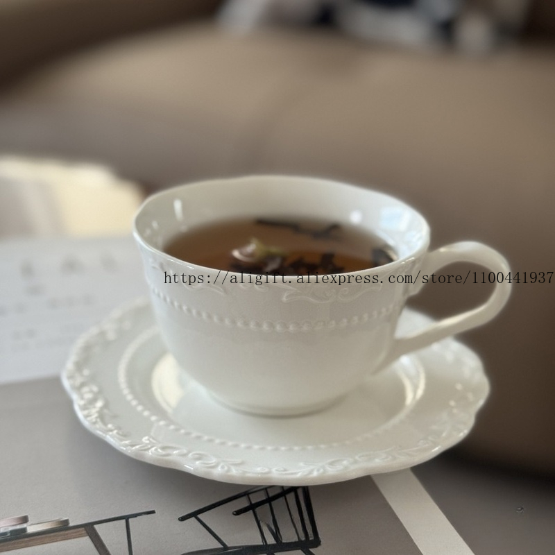 Espresso Cup Saucer - Французская легкая роскошная кофейная чашка с