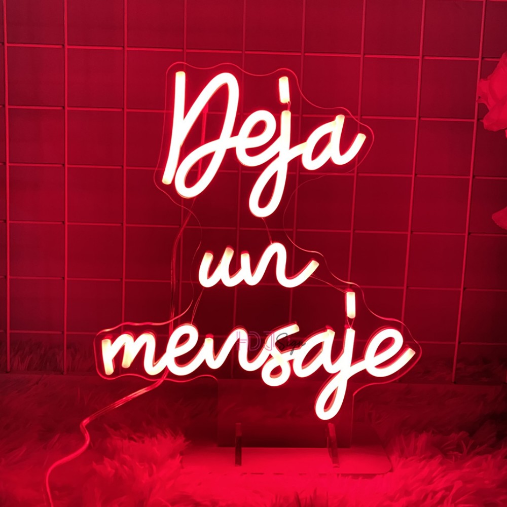 Coffee Tea Neon Sign - Deja un Mensaje Неоновая светодиодная вывеска
