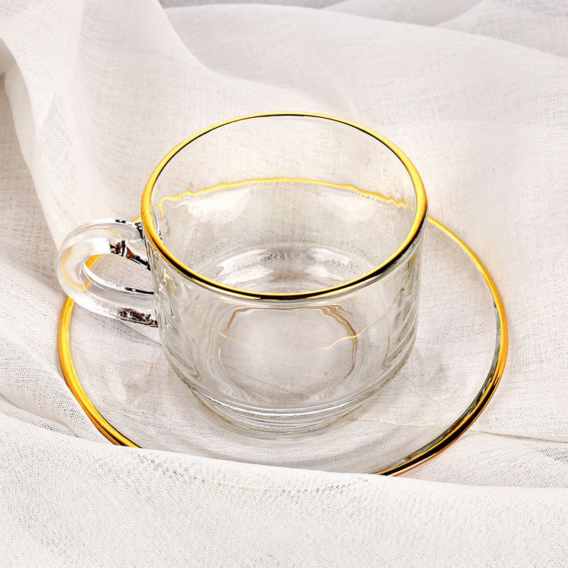 Стеклянные кофейные чашки с зо – обзор и цена Espresso Cup Saucer