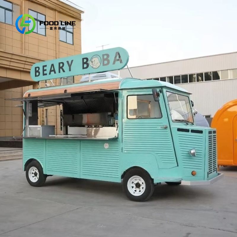 Электрический ретро-фудтрак «В – обзор и цена Coffee Tea Boba