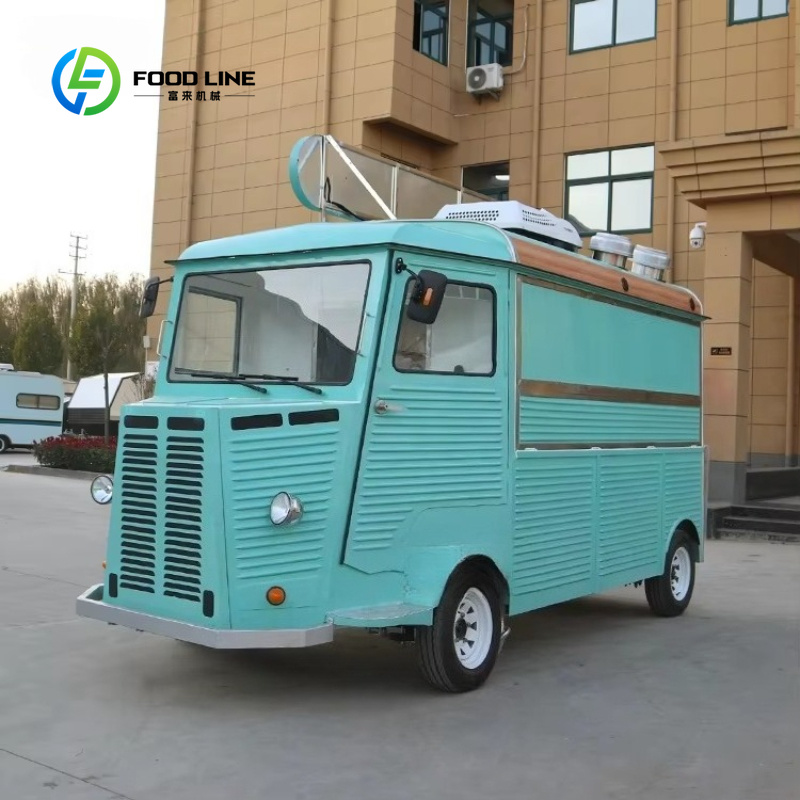 Электрический ретро-фудтрак «В – обзор и цена Coffee Tea Boba
