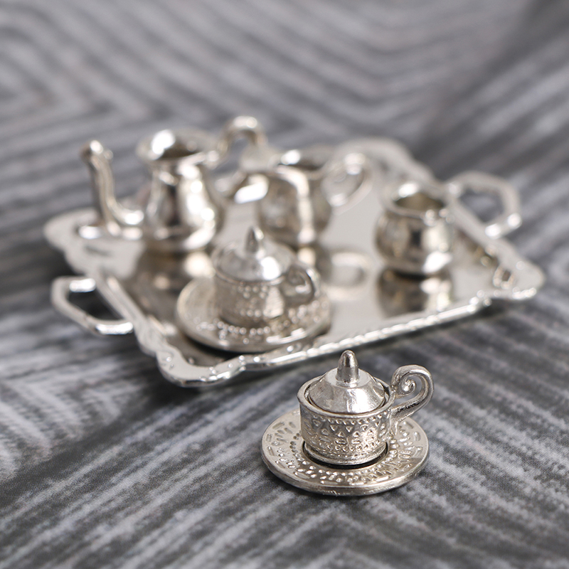 10 шт./компл. 1/12 кукольный д – обзор и цена Coffee Tea Set Up