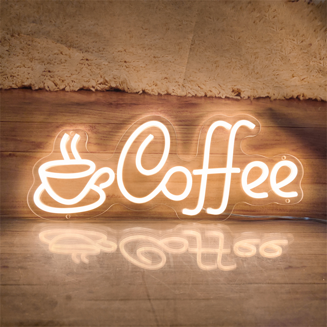 Светодиодная неоновая вывеска  – обзор и цена Coffee Tea Neon Sign