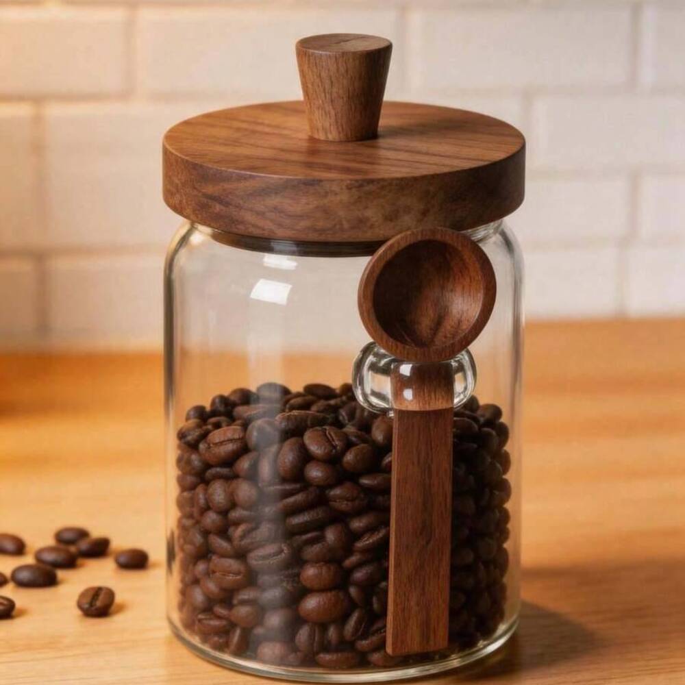 Набор из 3-х прозрачных стекля – обзор и цена Coffee Tea Jar Set