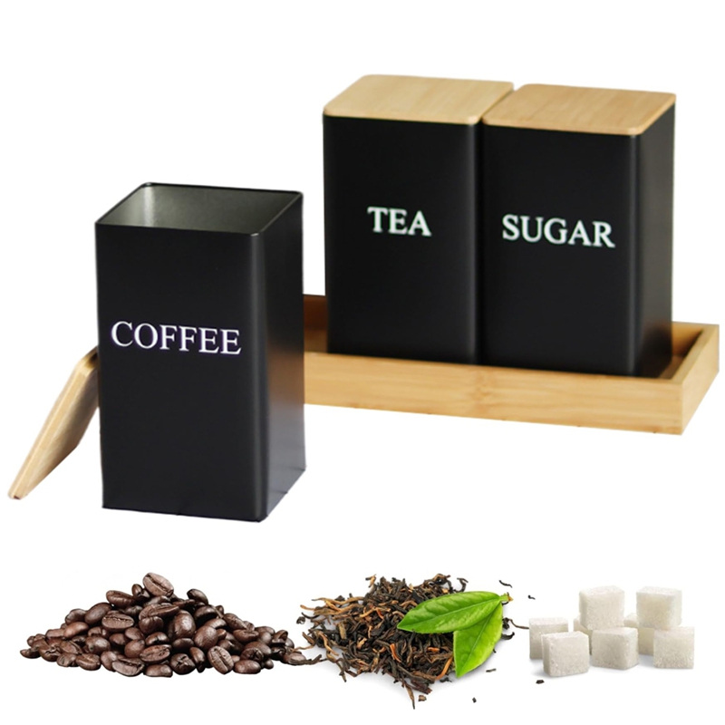 Набор из 3 предметов: банки дл – обзор и цена Coffee Tea Jar Set