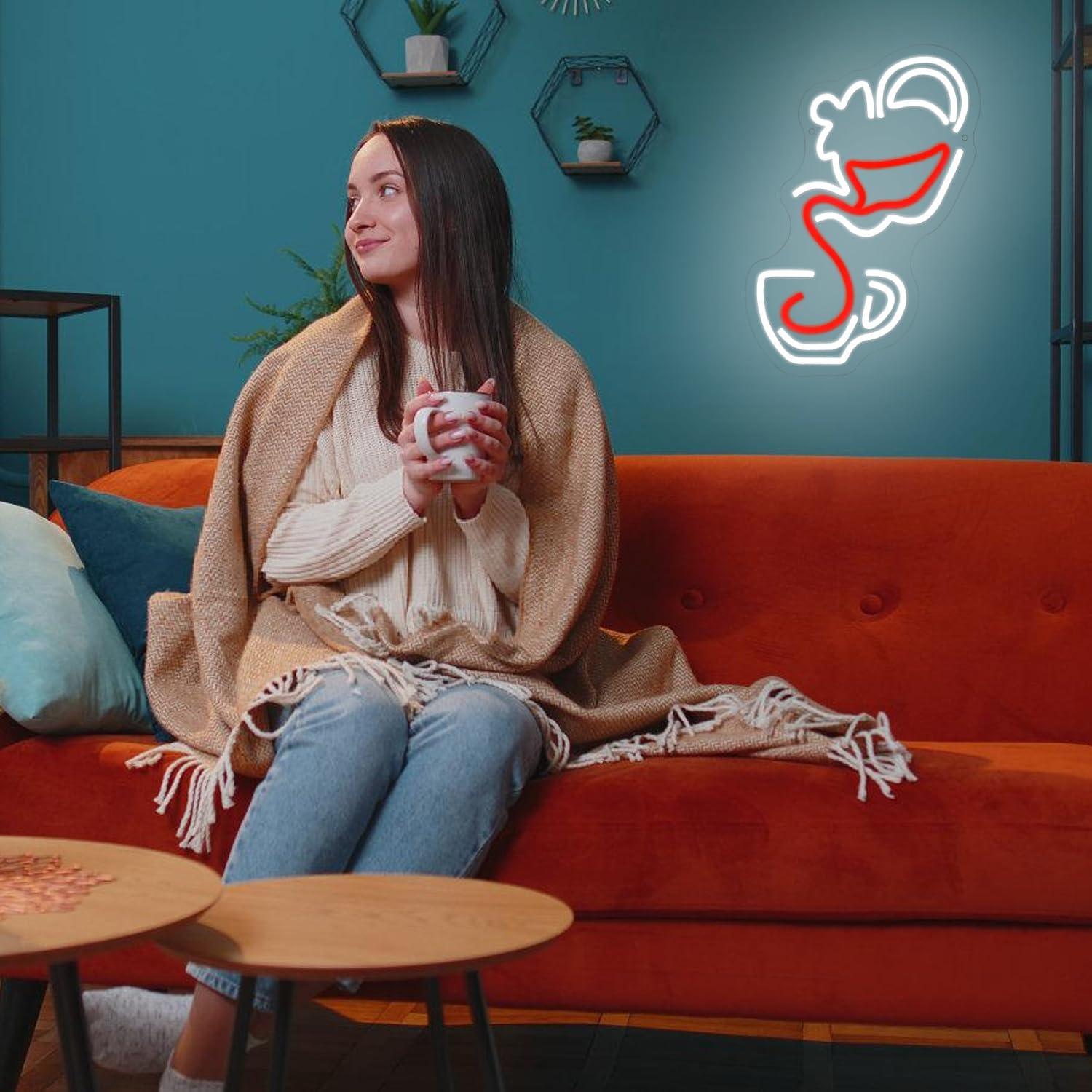 Неоновая вывеска «Наливающийся – обзор и цена Coffee Tea Neon Sign