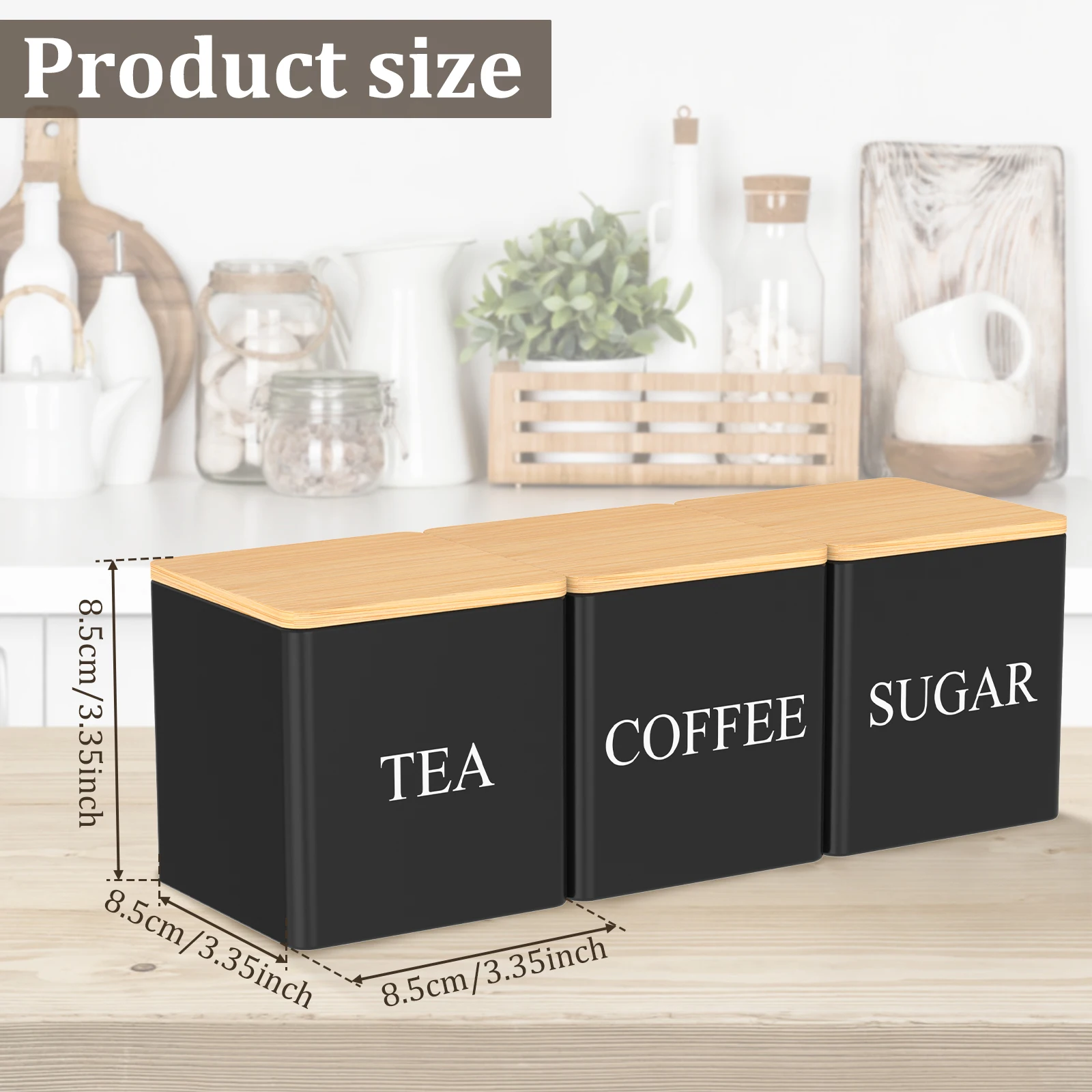 Набор из 3-х герметичных банок – обзор и цена Coffee Tea Jar Set
