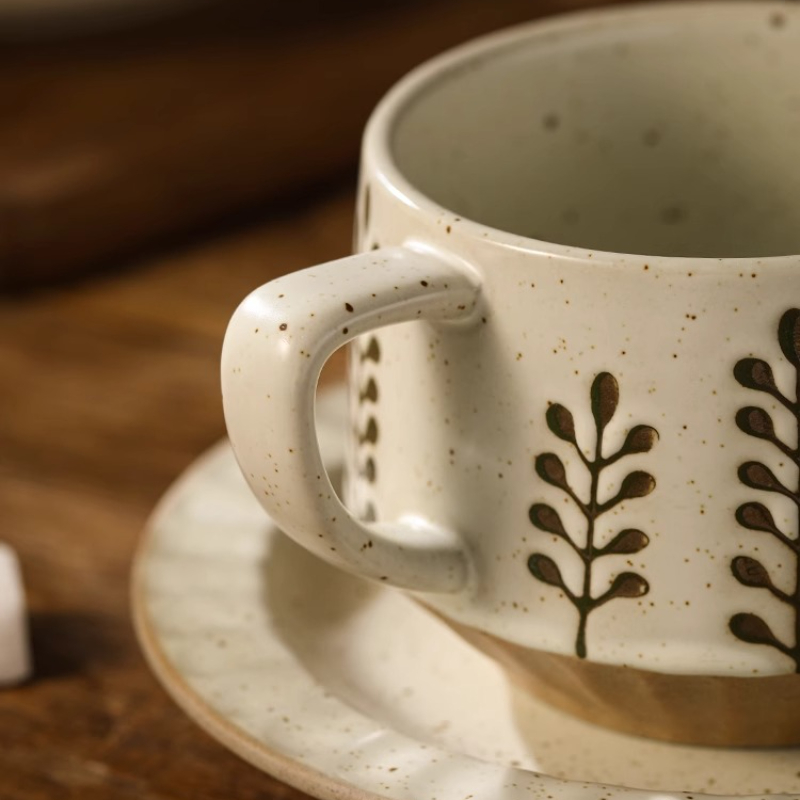 Керамическая чашка в стиле рет – обзор и цена Coffee Tea Set Up