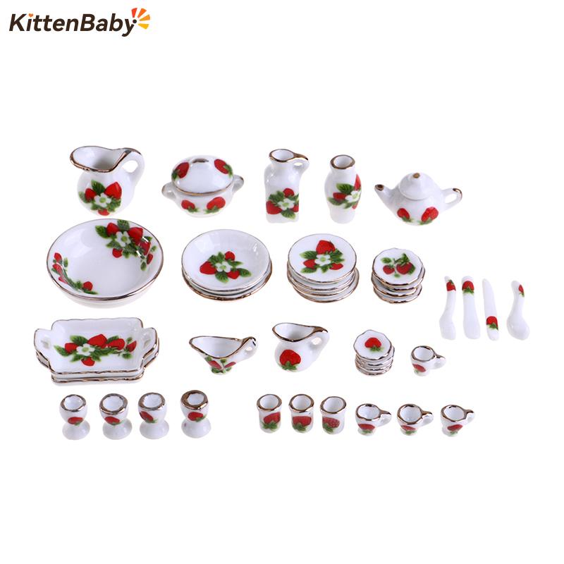 1 Набор 1:12 миниатюрный кукол – обзор и цена Coffee Tea Set Up