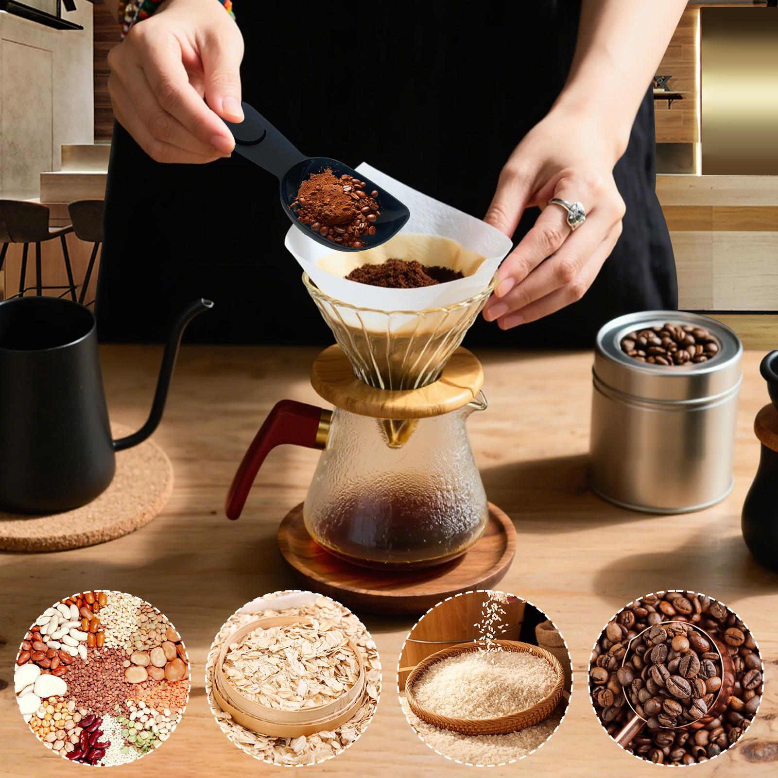 Ложка для кофе с зажимом. Унив – обзор и цена Coffee Tea Bean Leaf