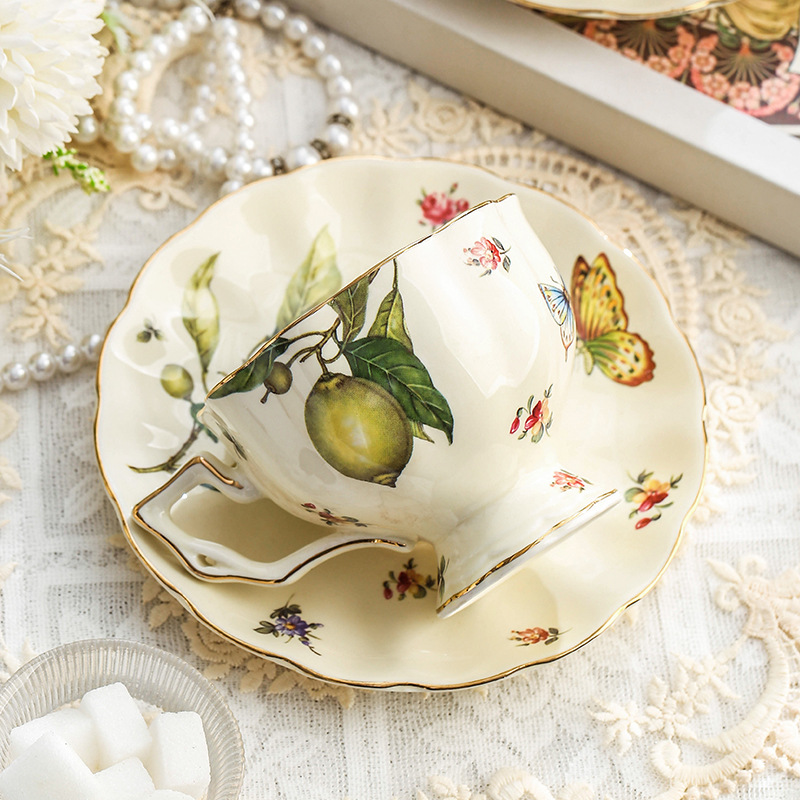 Винтажный чайник с лимоном, на – обзор и цена Espresso Cup Saucer