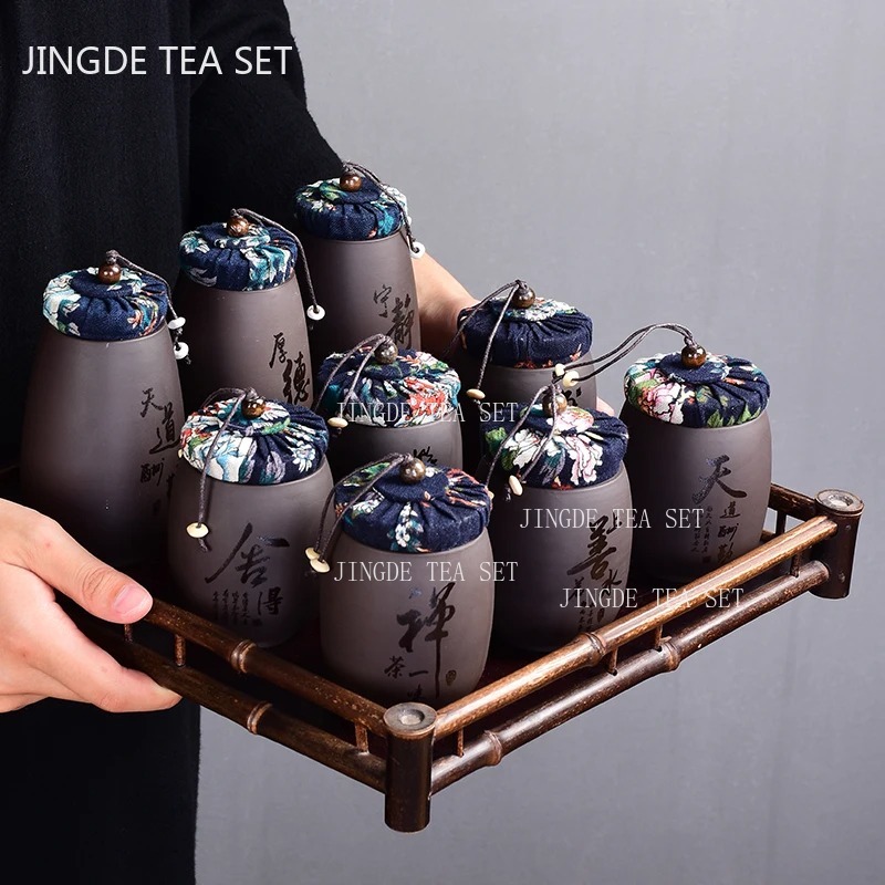 Китайская маленькая чайная бан – обзор и цена Coffee Tea Jar Set